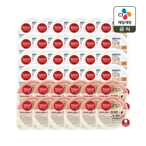 햇반 12곡밥 210g x24개+잡곡밥 210g x12개