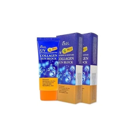 1+1 이켈 수딩앤모이스쳐 콜라겐 선블럭(70ml)