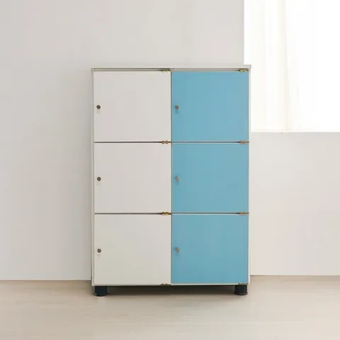 [히트가구] H61290 3단 6칸 개인 사물함 800x1180 3colors (착불)