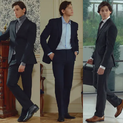 [워모] 24FW 프리미엄 스트레치 수트 4종 SET