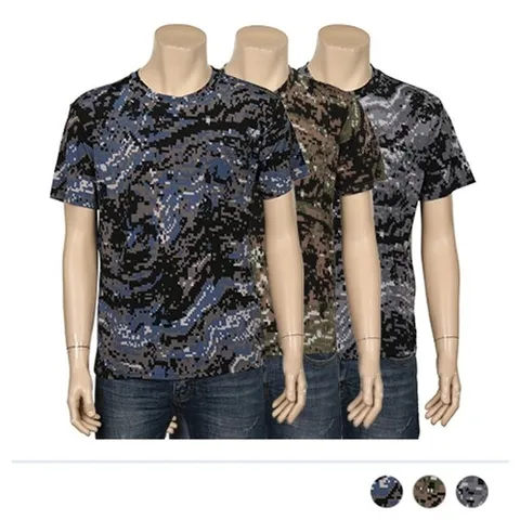 디지털무늬 냉장고 반팔 티셔츠