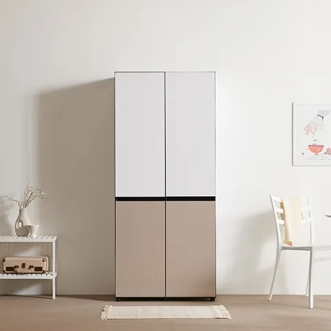 [히트가구] F4920 양문 냉장고형 주방수납장 1800 2colors (착불)