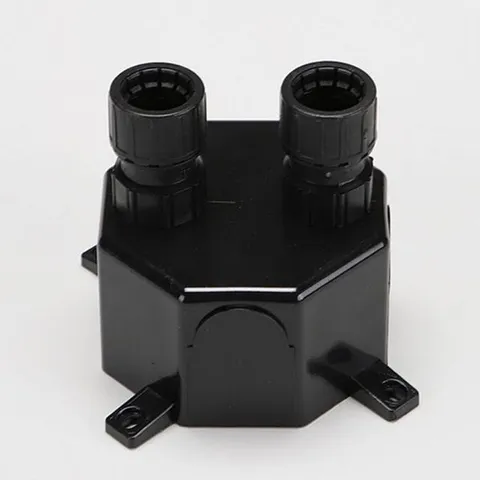 PVC 매입BOX 팔각 2방출 천정용 낱개판매 GWM