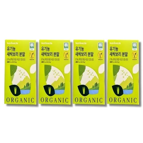뉴트리원 새싹보리 분말 가루 스틱 11g x 30포 4박스