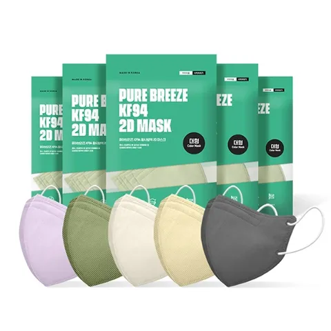 KF-94 2D 대형 황사마스크 컬러