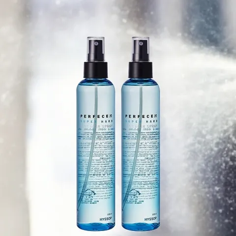 히솝 헤어픽서 잔머리 앞머리 스타일 볼륨 퍼펙엔 슈퍼 미스트 헤어스프레이 250ml 2개
