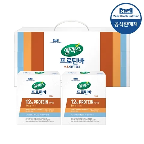 셀렉스 코어프로틴 너츠바 선물세트(50g 12개입)