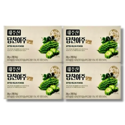 [건강식품] 제주산 당찬여주 분말 30g x 2통 4박스