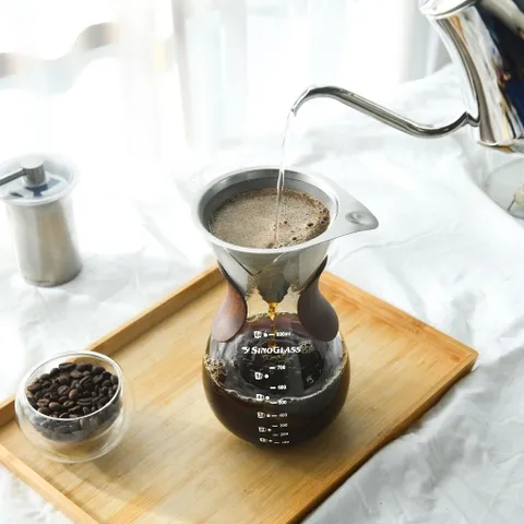 시노글라스 설렉트 스텐필터 핸드드립세트 400ml SW01