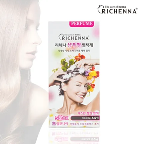 리체나 샴푸형 퍼퓸 염색제 [1박스]