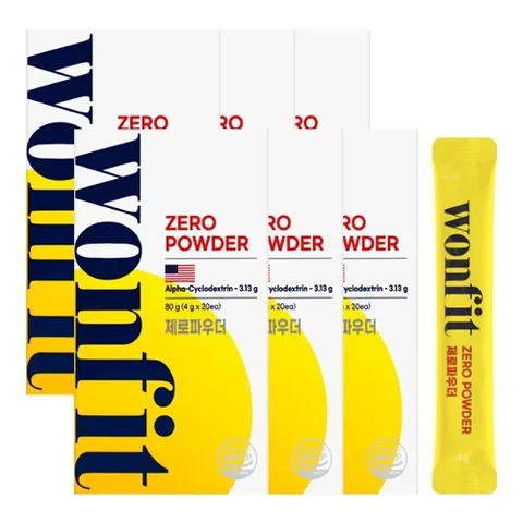 원핏 제로파우더 20포X6박스