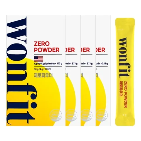 원핏 제로파우더 20포X4박스