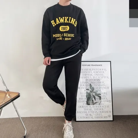 남자기모호킨스맨투맨조거세트