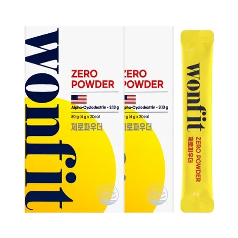 원핏 제로파우더 20포X2박스