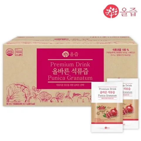 올즙 올바른 석류즙 100포(실속포장)