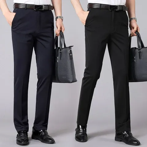 센시엠 남성 여름 정장바지 사방스판 편한바지