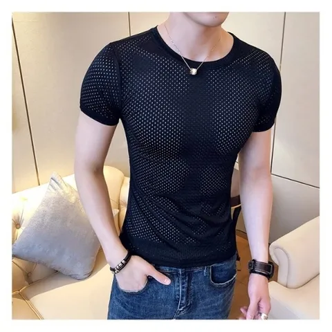 에어홀 스포츠웨어 냉감티셔츠 골프이너웨어