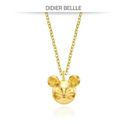 디디에벨라 24k 황금 마우스 목걸이3.75g