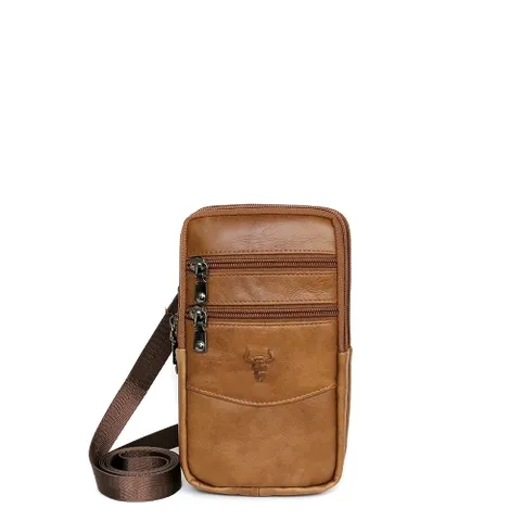 레네 남성 가죽 미니 데일리 크로스백 BM_217