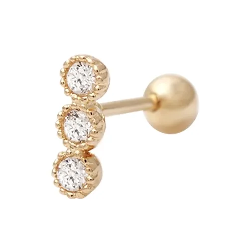 [미니아트] 14K골드 피어싱 버블 (한쪽판매)