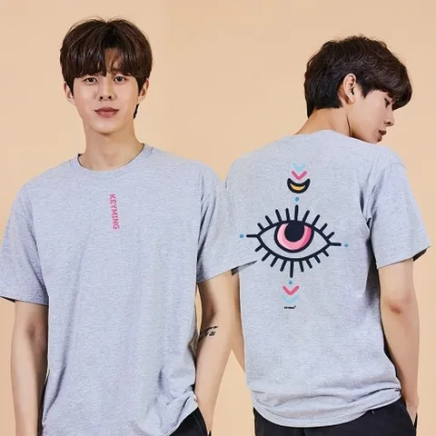키밍 EYE 봄커플룩 박스티 남성반팔티