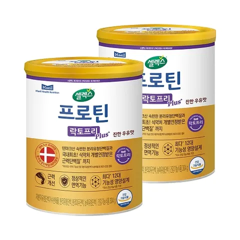 [셀렉스] 프로틴 락토프리 플러스 304g 2캔