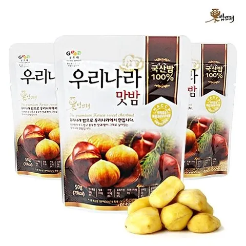 [밤뜨래]부드러운 우리나라맛밤 50g x 10봉