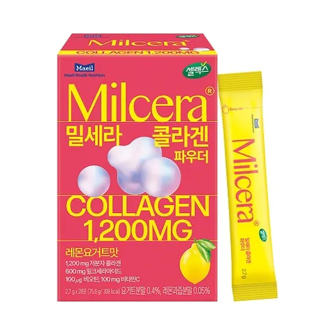 셀렉스 밀크세라마이드 2.7g 28포 1박스(1개월분)/콜라겐함유