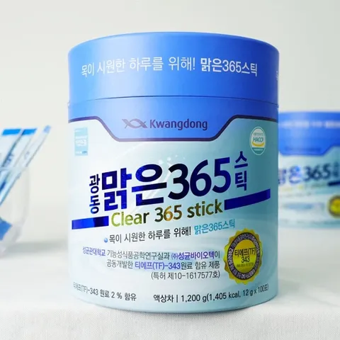 광동 맑은365 스틱 100포 TF343 목관리 호흡기관리