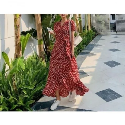 하객 원피스 쉬폰 여름 홈웨어 OPS 여성원피스 드레스