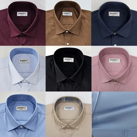 와이셔츠 스판 일반핏 남성 남자 수트 정장 남방 셔츠