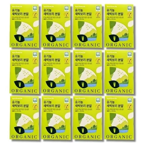 [보리담다] 뉴트리원 새싹보리 분말 가루 스틱 11g x 30포 12박스