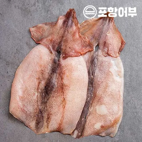 [포항어부] 간편한 몸통 반건조 오징어 중 500g (8미내외)