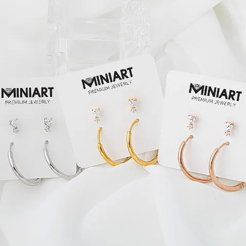 [미니아트] 투게더하트 피어싱+링 피어싱 [한쌍판매]