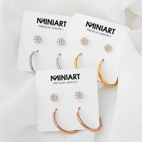 [미니아트] 블링 피어싱+링 피어싱 [한쌍판매]