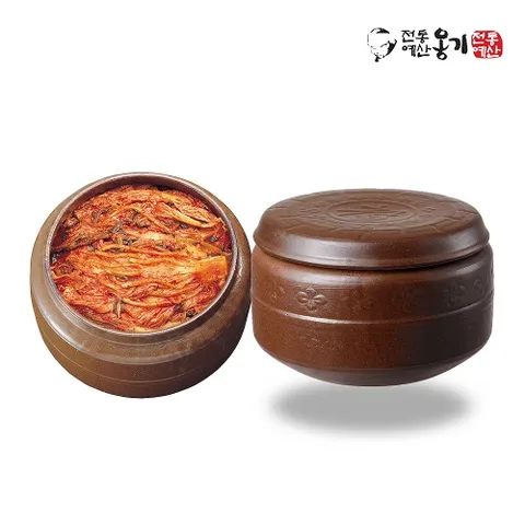 [명장황충길옹기] 냉장고용 김칫독(대) 8L