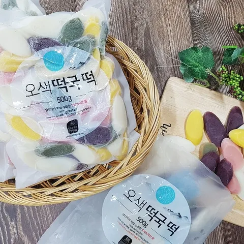 [아산풍성한영농] 오색떡국떡 1kg (500g x2개)