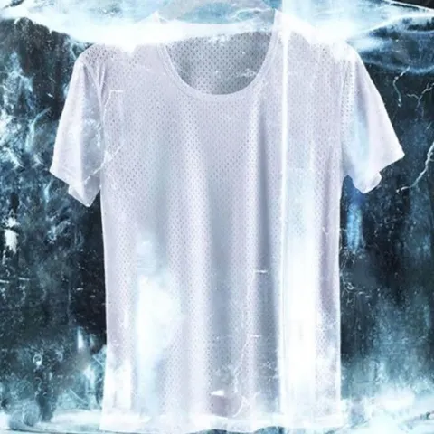 데일리 아이스 반팔 얼음 티셔츠 매쉬 냉감 패션 쿨