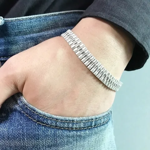 [차차실버] 로렉스 명품은팔찌 3선 925실버 순은 럭셔리한 남여공용 부모님생신선물 데일리 고급