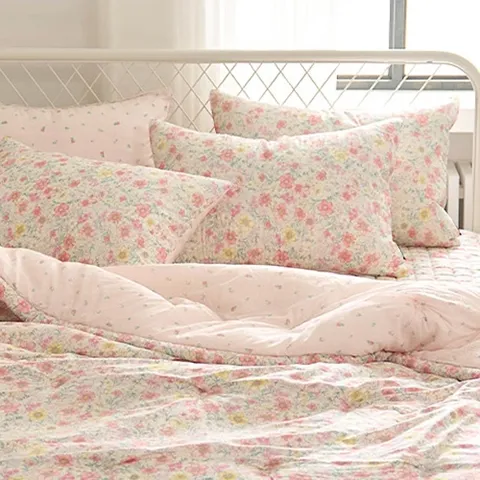 국산A1 핑크봄 사계절 모달베개커버50x70 1장 지퍼형