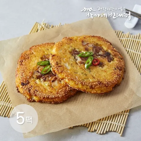[박가네빈대떡] 고기 빈대떡 390g x 5 (1.95Kg)