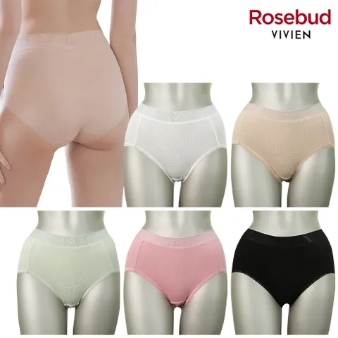 비비안 로즈버드 155-1 레이스 면스판 팬티 5종