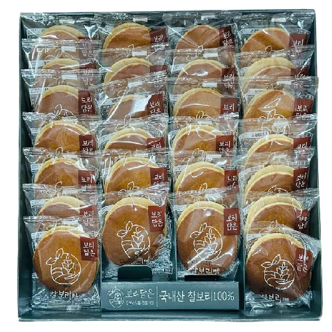 [보리담은_선물세트] 국내산 찰보리빵 선물세트 28g * 26개입