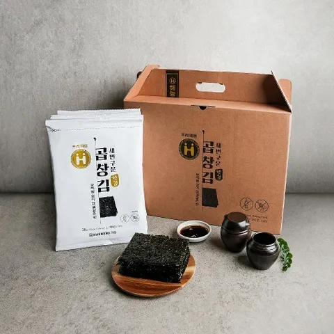 진도 프리미엄 세번 구운 곱창김 28gX10팩