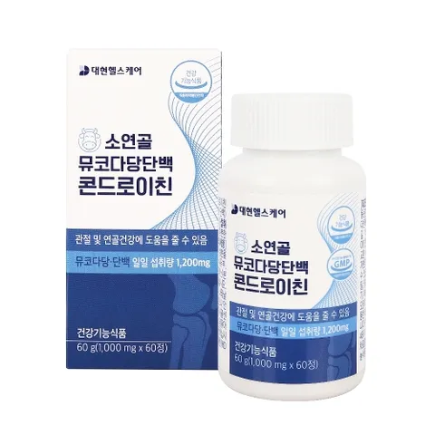 대현헬스케어 소연골 뮤코다당단백 콘드로이친 1,000mg x 60정 x 2개