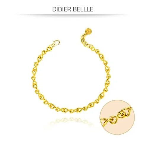 디디에벨라 24k 컷팅 에잇 팔찌11.25g
