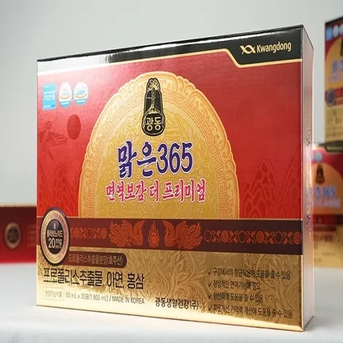 광동맑은365 면역보감 더 프리미엄 아연 홍삼 50ml x 30포