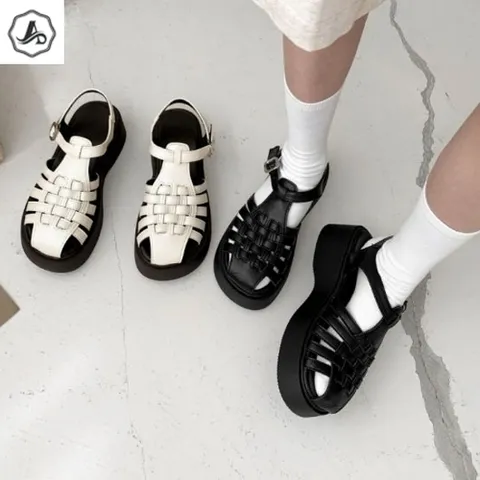 글래디 클래식 피셔맨 스트랩 통굽 샌들