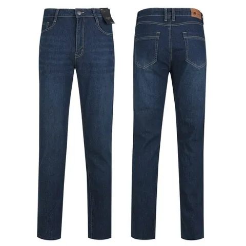 남성 사계절 데님 일자 면 스판 청바지 SY-JEA-382-네이비