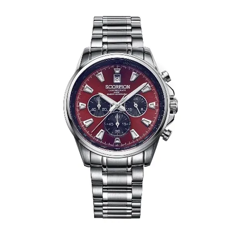 스콜피온 남성 메탈시계 SP3312M-RD